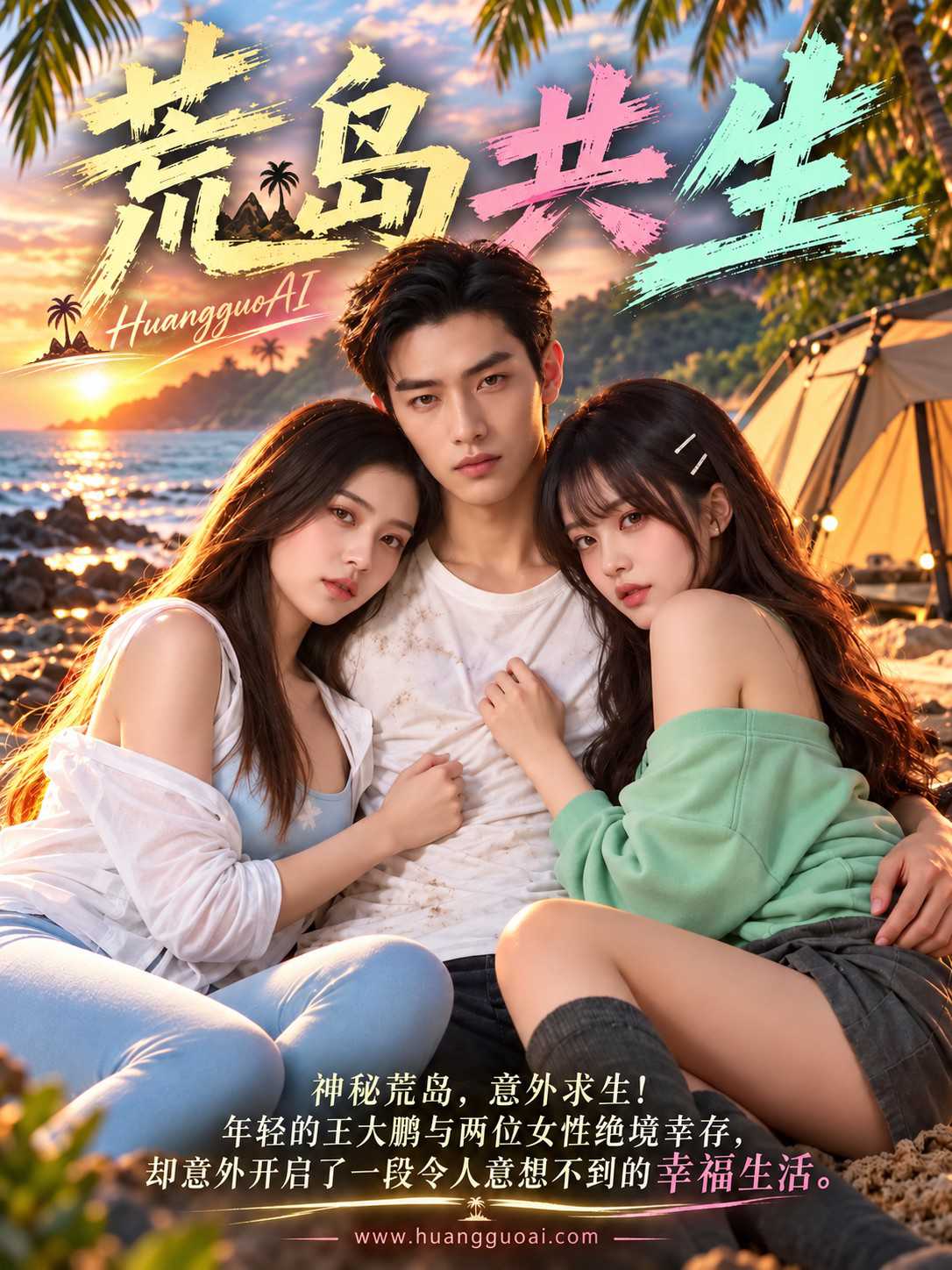 成人短剧：荒岛共生